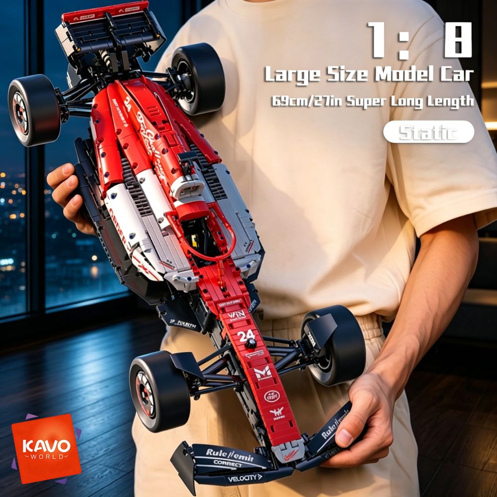 Model Kit Formula 1 - KAVOWORLD Kit di Costruzione Auto Sportiva