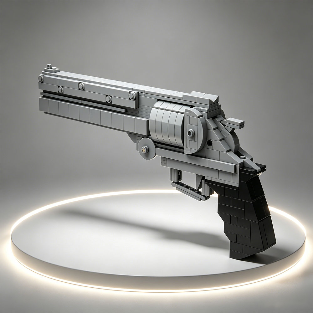 Model Kit Revolver - Blocchi da Costruzione MOC, Modello di