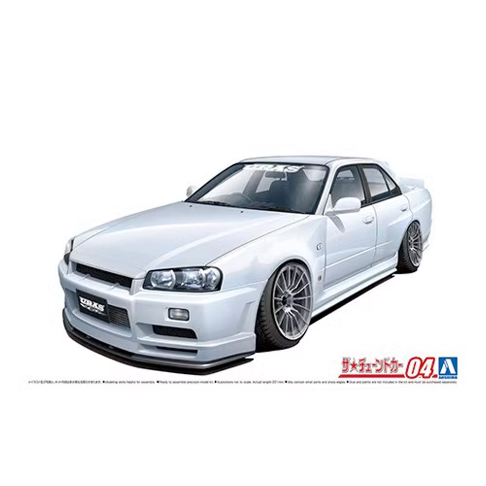 Model Kit Nissan Skyline - Aoshima 05534 Scala 1/24 Skyline ER34