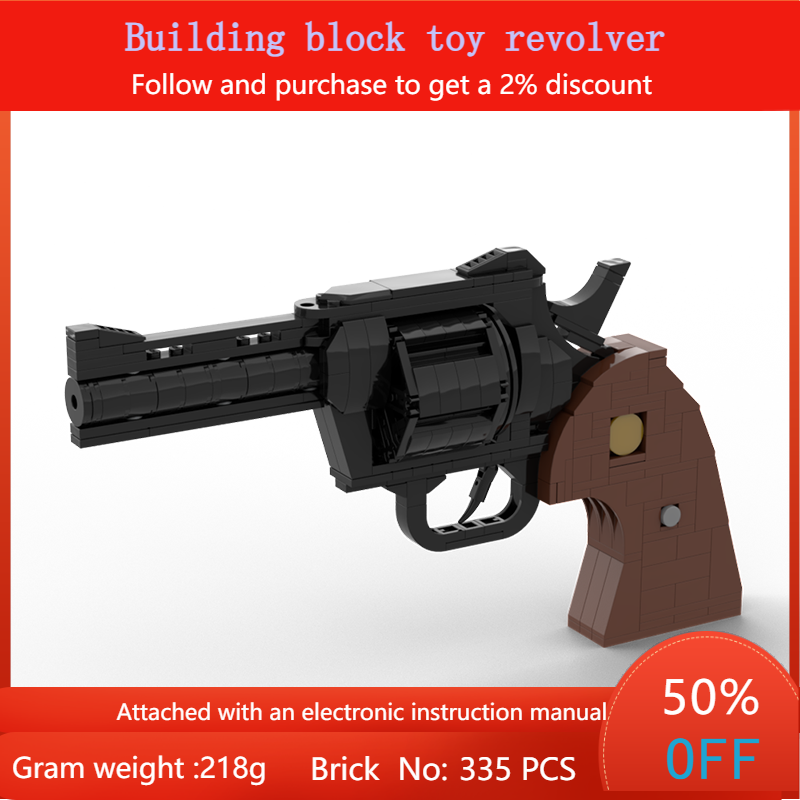 Model Kit Revolver - Modellino di Revolver in Blocchi da