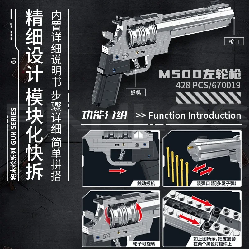Revolver Pistol Kit mattoni pi - Model Kit Revolver recensione e prezzo
