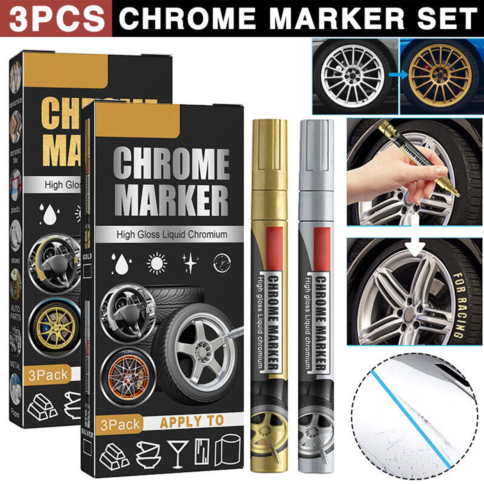 3 Pz/set Pennarello Cromato Au - Metallic Paint Set recensione e prezzo