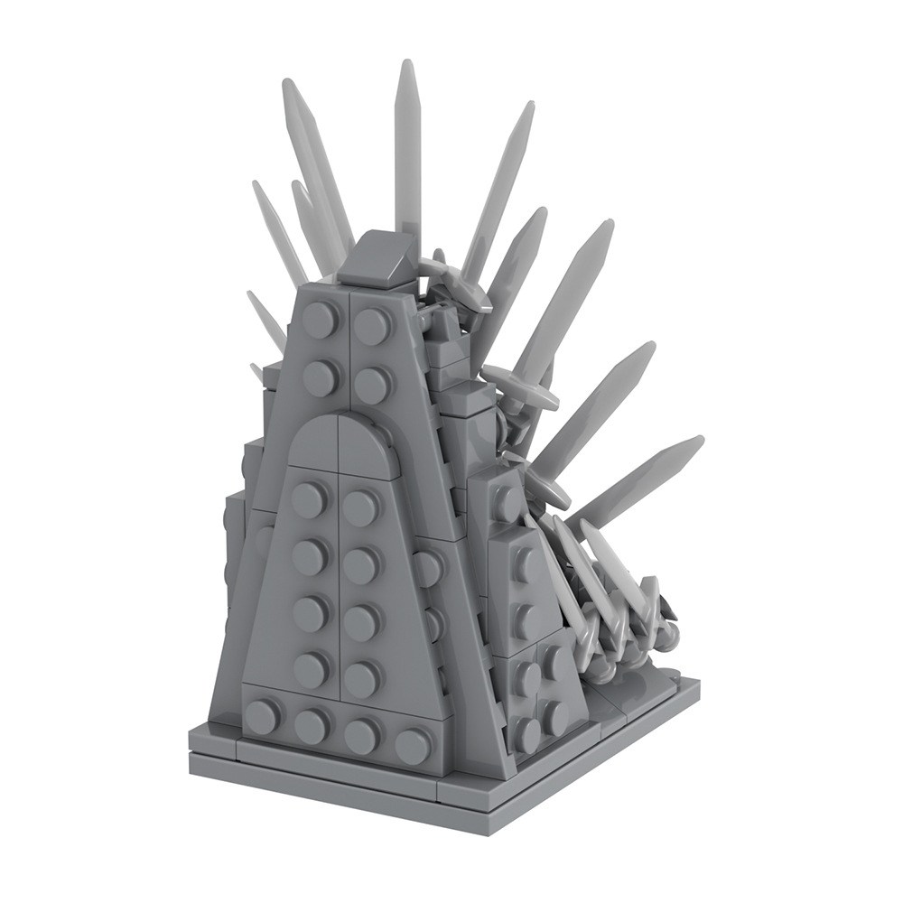 MOC Iron Trono Spada Sedia Dra - Model Kit Iron Sickle recensione e prezzo