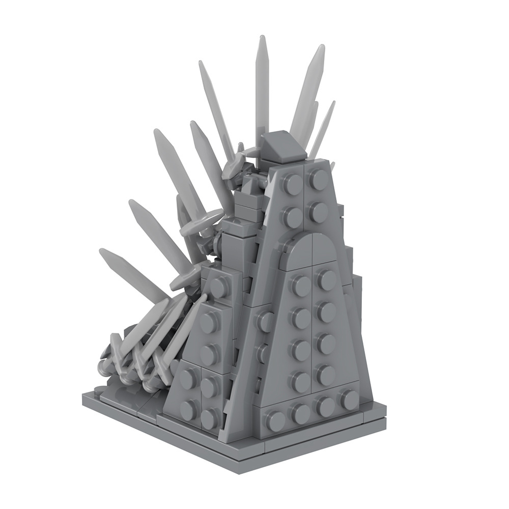 MOC Iron Trono Spada Sedia Dra - Model Kit Iron Sickle recensione e prezzo