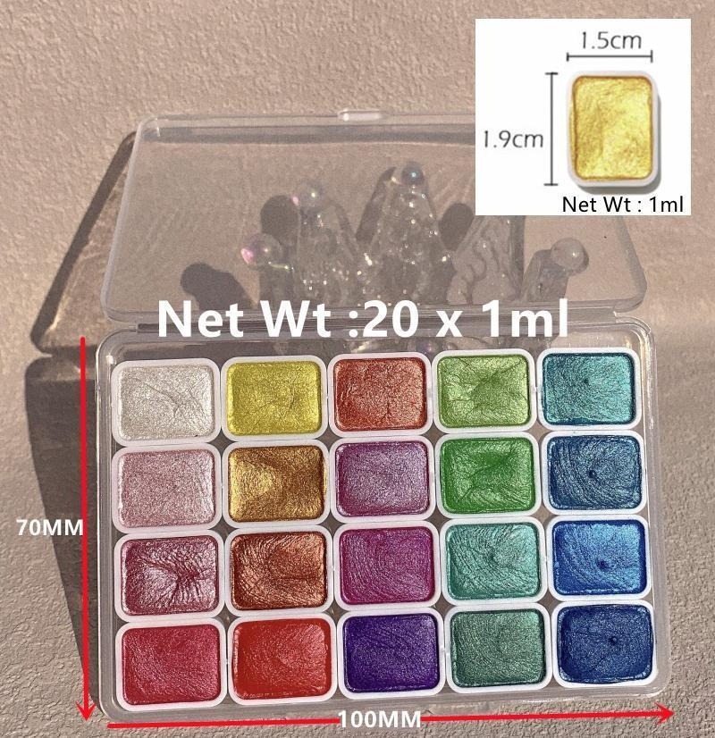 Colori perlescenti Portatili 2 - Metallic Paint Set recensione e prezzo
