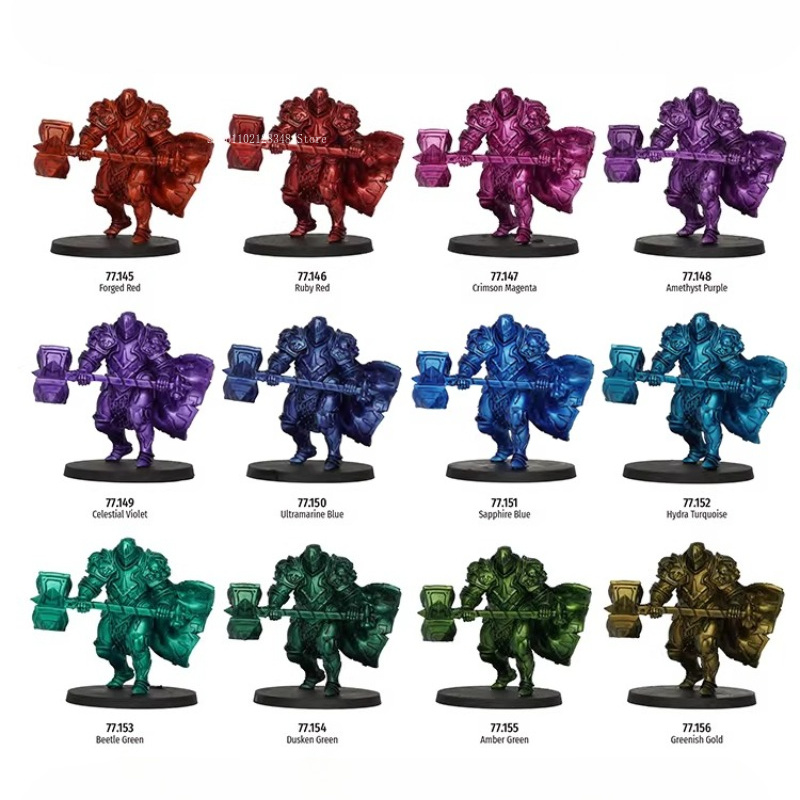 Set di 4 Colori di Vernice Met - Metallic Paint Set recensione e prezzo